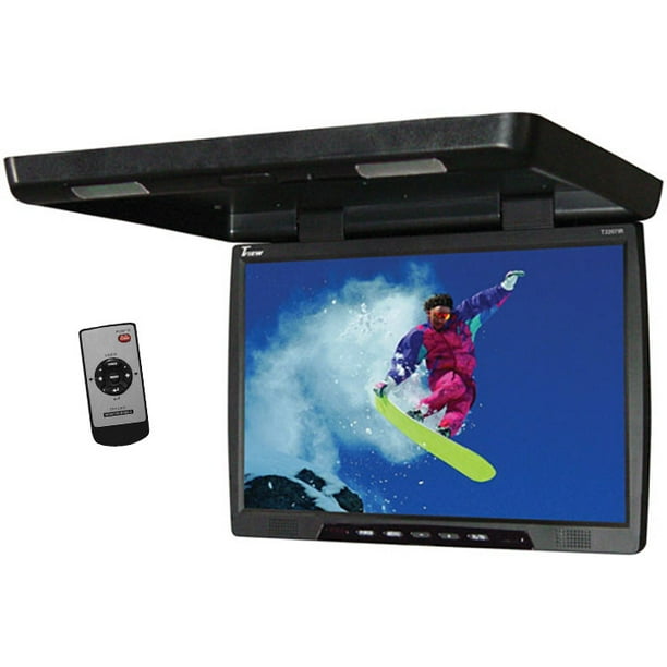 Tview T206IR-BK 20-Inch Car Flip Down Monitor Black